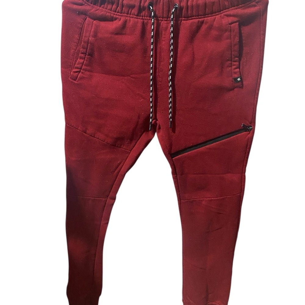 Zoo York Men's Burgundy Jogger Pants
